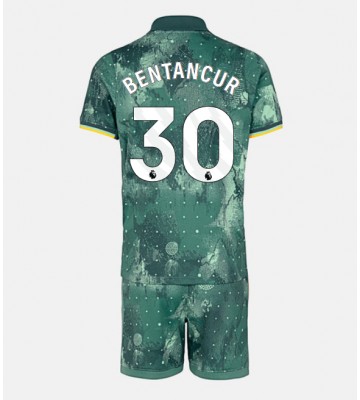 Tottenham Hotspur Rodrigo Bentancur #30 Tercera Equipación Niños 2024-25 Manga Corta (+ Pantalones cortos)